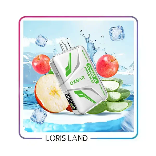 پاد یکبار مصرف سیب الوئه ورا یخ اوکس بار 20 هزار پاف